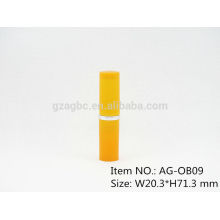 Mignon en plastique rond rouge à lèvres Tube conteneur AG-OB09, 11.8/12.1/12.7mm taille coupe, couleurs personnalisées